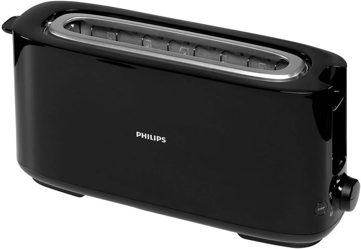 Philips HD2590/90 Gitter Broten Daily schwarz, 1 Schlitz Extra lange, Knopf Warmhalterost