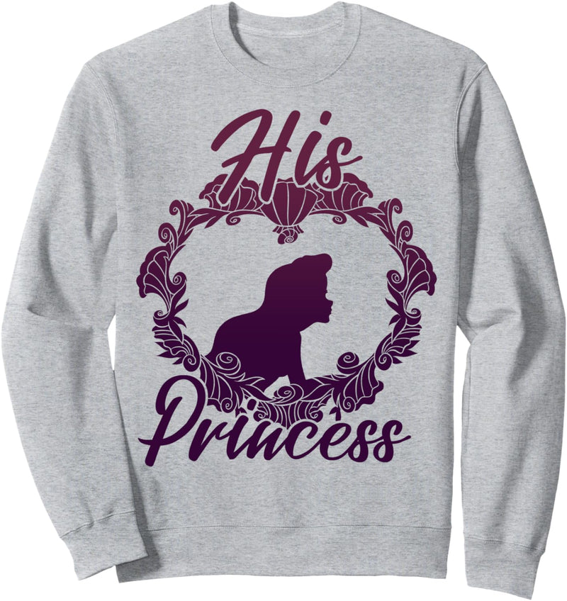 Disney The Little Mermaid Ariel His Princess Silhouette Sweatshirt