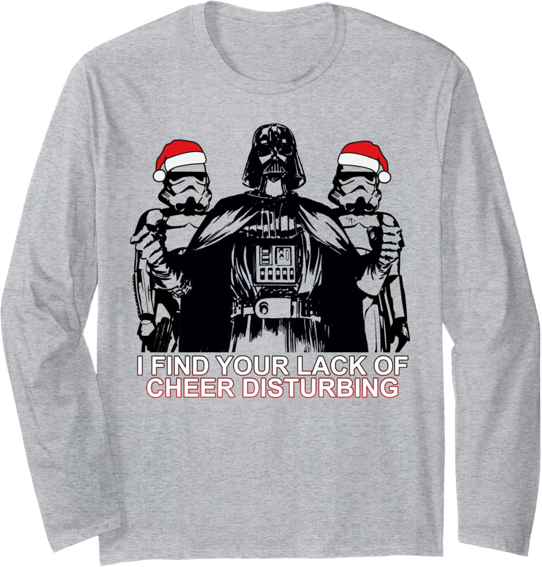 Star Wars I Find Your Lack Of Cheer Disturbing Poster Langarmshirt