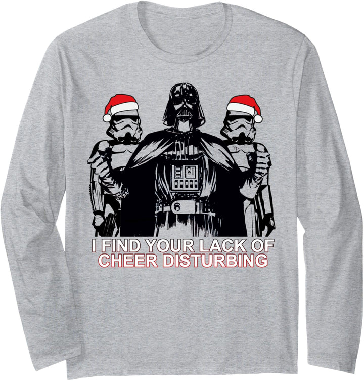 Star Wars I Find Your Lack Of Cheer Disturbing Poster Langarmshirt