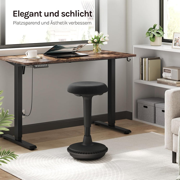 WOLTU Ergonomischer Stehhocker, 360° neigbarer Bürohocker, Schreibtischstuhl mit Breiter Anti-Rutsch