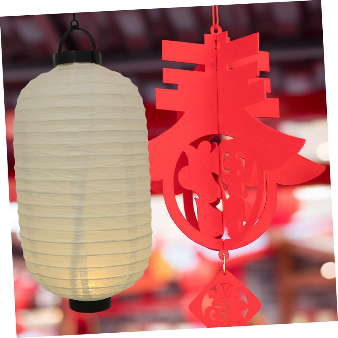 DOITOOL 2st Laterne Chinesische Hochzeitsdekoration Japanisch Esszimmerleuchte Asiatische Dekoration