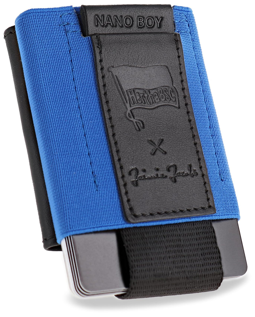 Jaimie Jacobs Hertha BSC X Nano Boy Pocket Kleiner Geldbeutel mit Münzfach Mini Wallet aus Textil mi