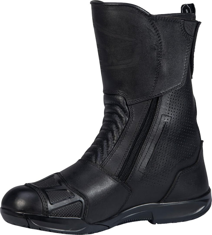 IXS Nordin-ST 2.0 Tour Stiefel – Wasserdicht – Rindleder – Vibram-Sohle 42 EU Schwarz, 42 EU Schwarz