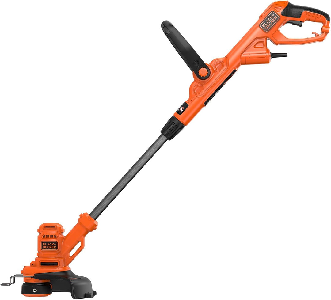 Black+Decker BESTA525 Elektro-Rasentrimmer/Rasenkantenschneider 230 V, Schwarz, 25 cm + vollautomati