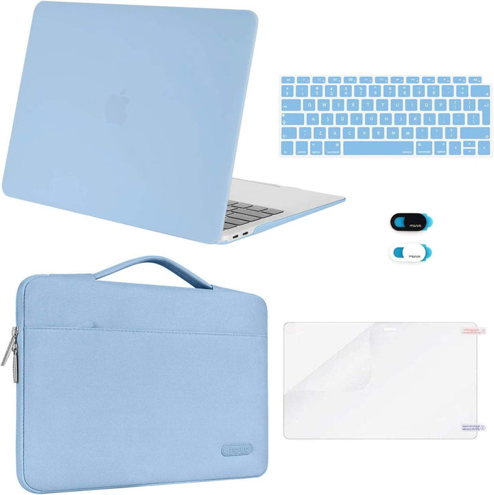MOSISO Hülle Schutzhülle Kompatibel mit MacBook Air 13 Zoll 2022 2021 2020 2019 2018 A2337 M1 A2179