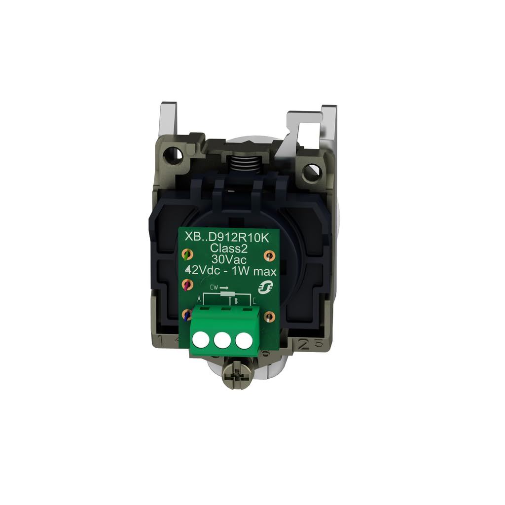 Schneider Electric | XB4BD912R10K - Potentiometer Metall Komplettgerät mit integr. Widerstand 10KOhm