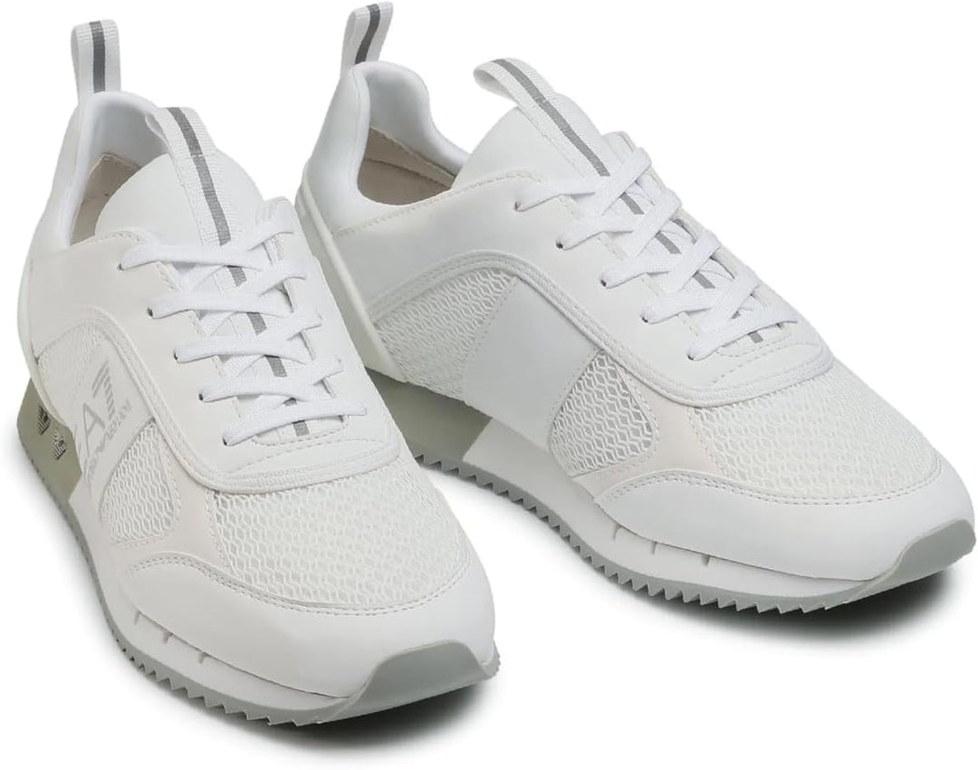 EA7 Emporio Armani Sneaker Black and White Carbon Low-Sneaker 41 EU Weiss, 41 EU Weiss