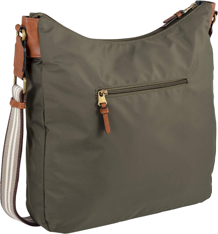 camel active bags Bari Damen Hobo Bag Schultertasche Gross khaki Khaki 35 x 13 x 38, Khaki 35 x 13 x