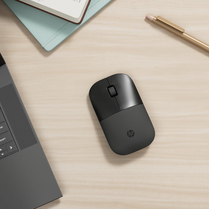 HP Z3700 Wireless Mouse - Black Onyx Schwarz Dongle, Schwarz Dongle