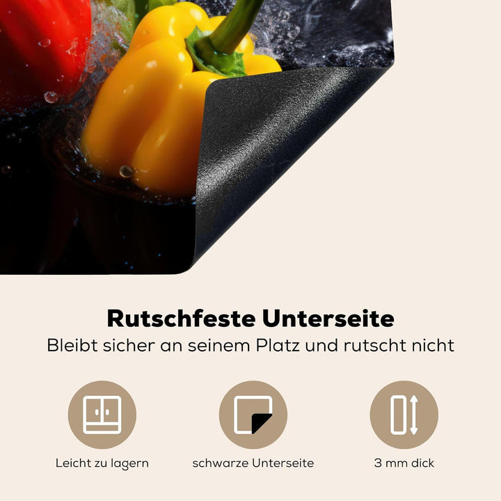 Herdabdeckplatte Einteilig Herdabdeckung Abdeckplatte für Ceranfeld Abdeckung Induktionskochfeld Auf