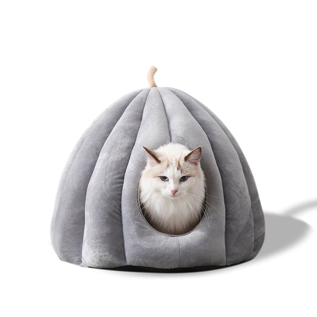 Galatée Haustierhöhlenbett, Katzennest Mit Abnehmbarem, Waschbarem Innenkissen, Weiches Bett Für Kät