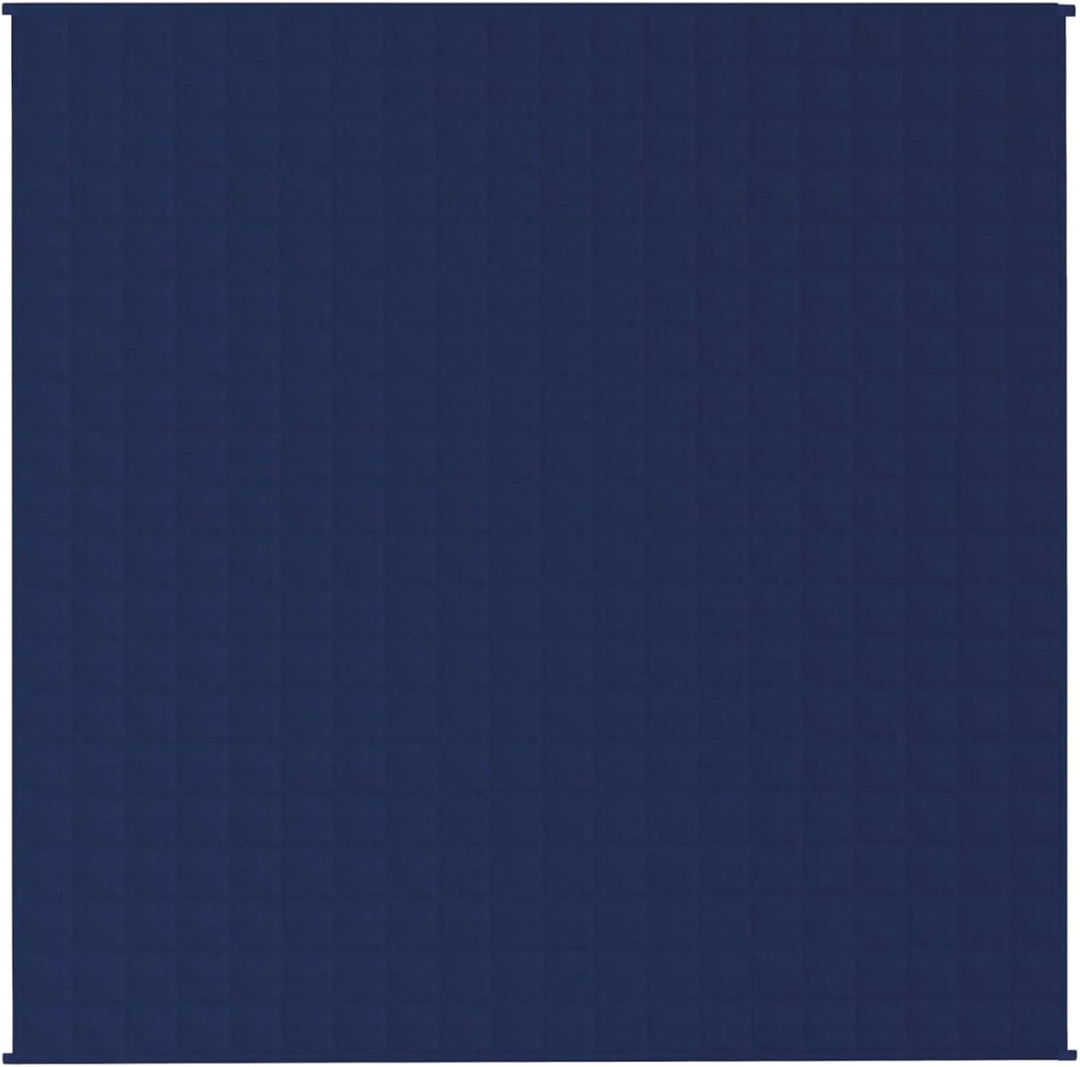 Homgoday Gewichtsdecke aus blauem Stoff, 200 x 200 cm, 13 kg, Decken für Haus und Garten