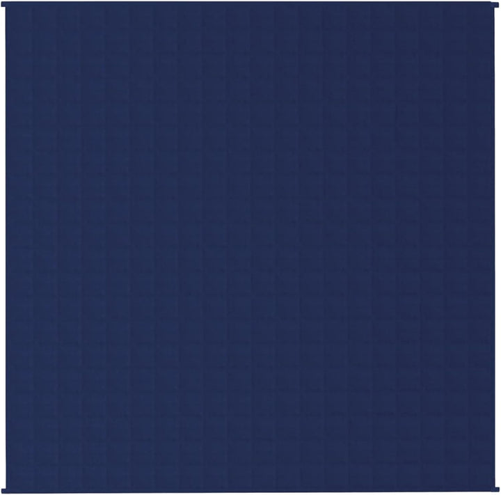 Homgoday Gewichtsdecke aus blauem Stoff, 200 x 200 cm, 13 kg, Decken für Haus und Garten