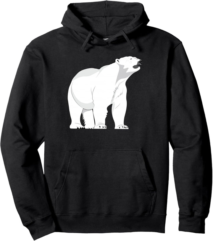 Polarbär Eisbär Arktis Pullover Hoodie
