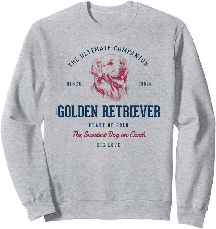 Retro-Stil Vintage Golden Retriever Sweatshirt