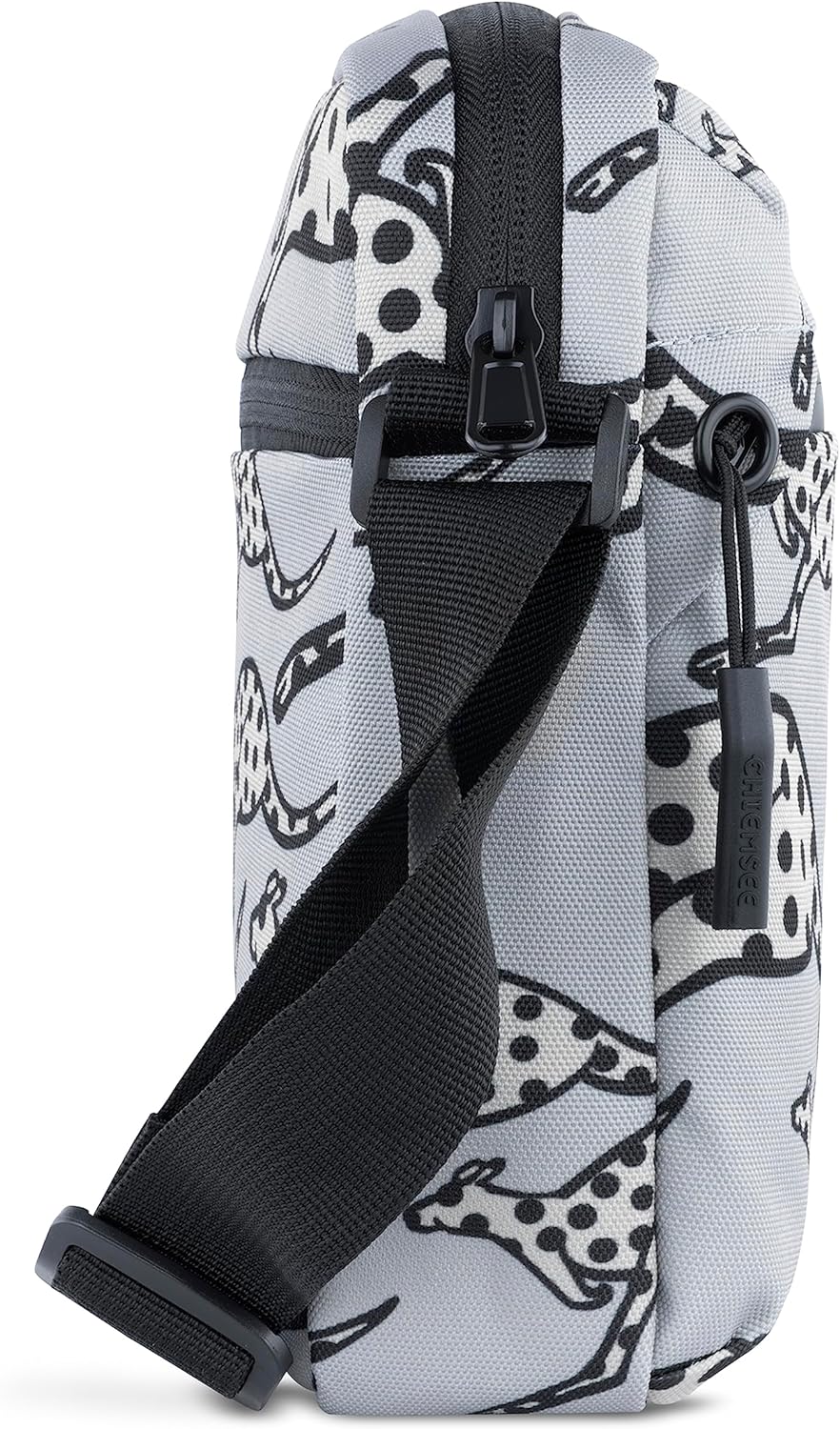 Chiemsee Jump N Fly kleine Schultertasche aus RPET - Umhängetasche, Kuriertasche Grau, Grau
