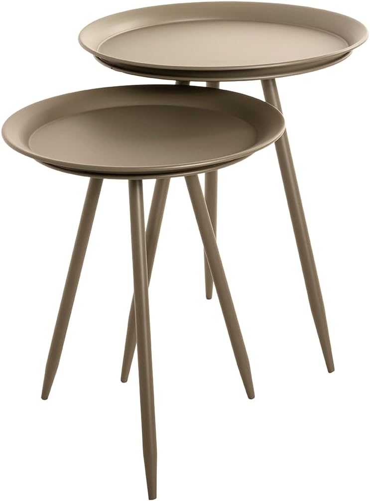 HAKU Möbel Beistelltisch, Metal, grün, Ø 44 x H 54 cm Ø 44 x H 54 cm Grün, Ø 44 x H 54 cm Grün