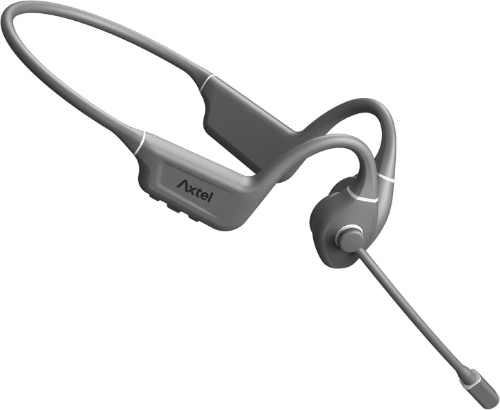 Aura Pro Bone Conduction Bluetooth Headset, Open-Ear Awareness, ENC Noise Reduction Microphone, Dual