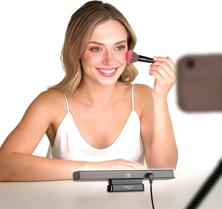 NEEWER Basics LED Kinn Fotolicht CRI95, 6W, zweifarbig, tragbares Tisch Selfie Licht, USB betrieben,