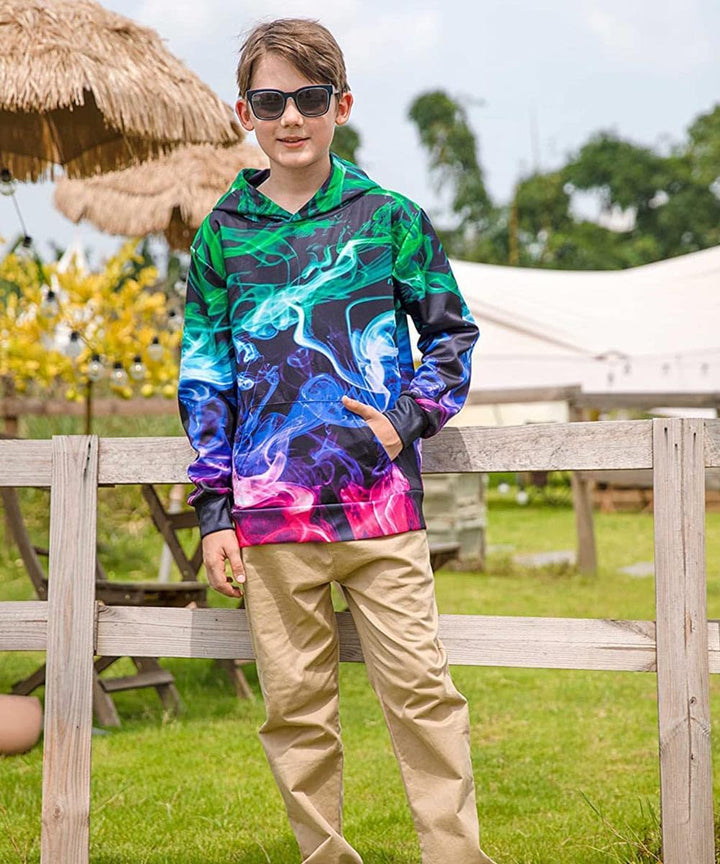 kids4ever Unisex Kinder Hoodie 3D Lustig GedrucKt Kapuzenpullover Langarm Pullover Hoodies Sweatshir