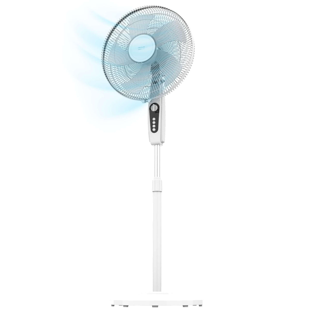 Cecotec Standventilator EnergySilence 515 MaxFlow White. 45 Watt Leistung, 40 cm Durchmesser, 3 Gesc