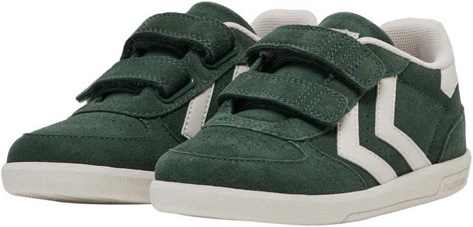 hummel Klettverschluss Sneaker Low Victory Suede Kinder Grösse 19 EU Pineneedle, 19 EU Pineneedle
