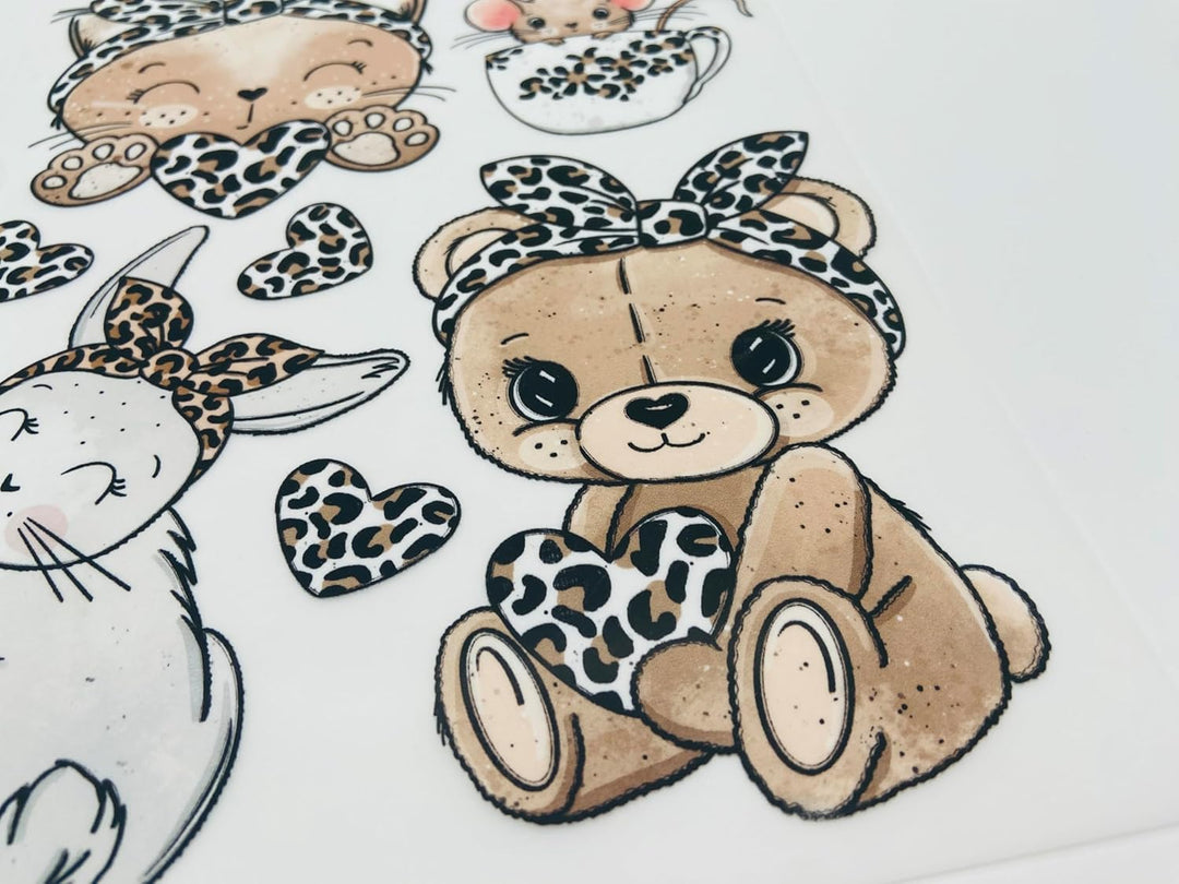 Bügelbilder Set für Textilien DIN A4 Kinder Mädchen Jungen Dino Einhorn gross klein Aufbügelbild zum