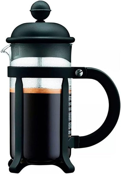 Bodum 1908-01 Java Kaffeebereiter, 8 Tassen, 1 L, Mehrlagig, schwarz, 10,6 x 16,3 x 24,5 cm Schwarz