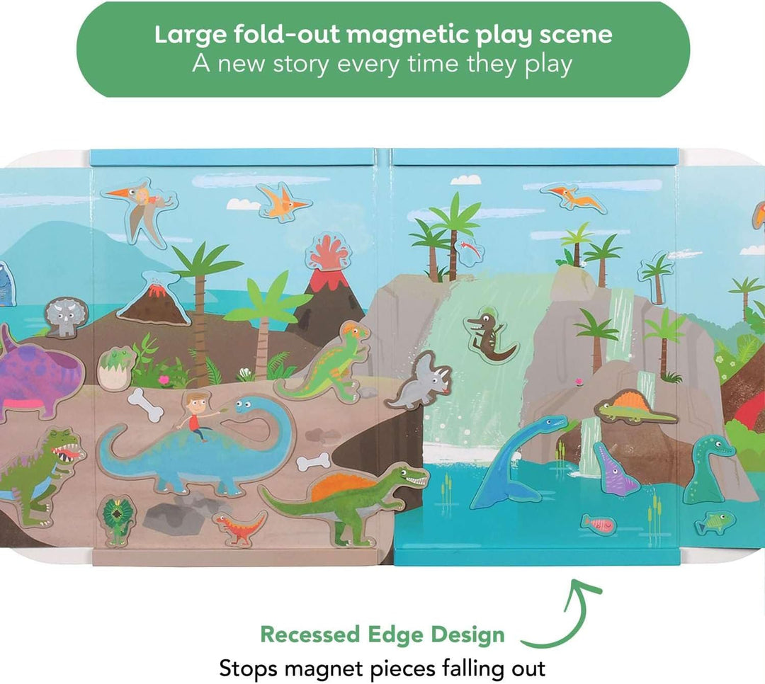 Tiger Tribe - Magna Carry/Dino World pädagogische Hilfe für magnetische Buchstaben und Wörter, Mehrf