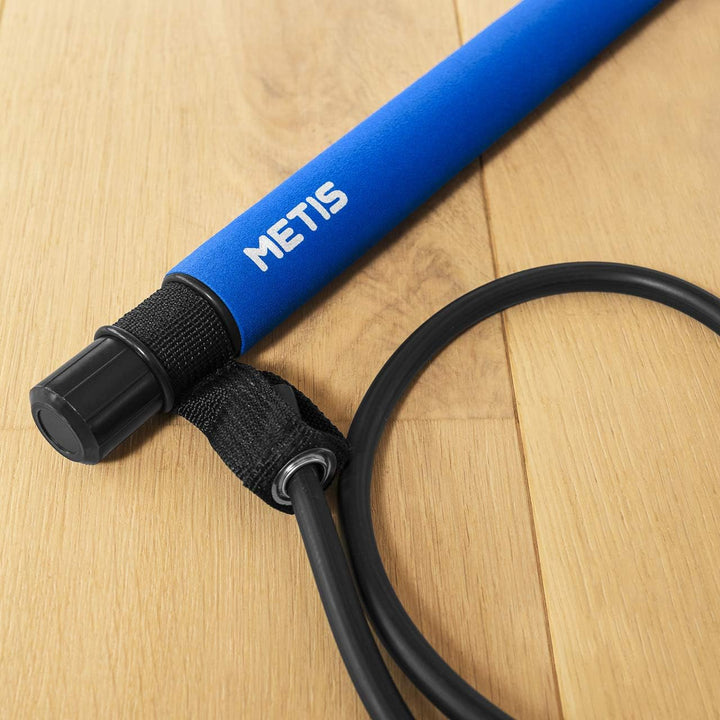 METIS Pilates Bar Set - Gummiband Pilates Kit | Heimgebrauch - Yoga, Krafttraining und Ganzkörpertra