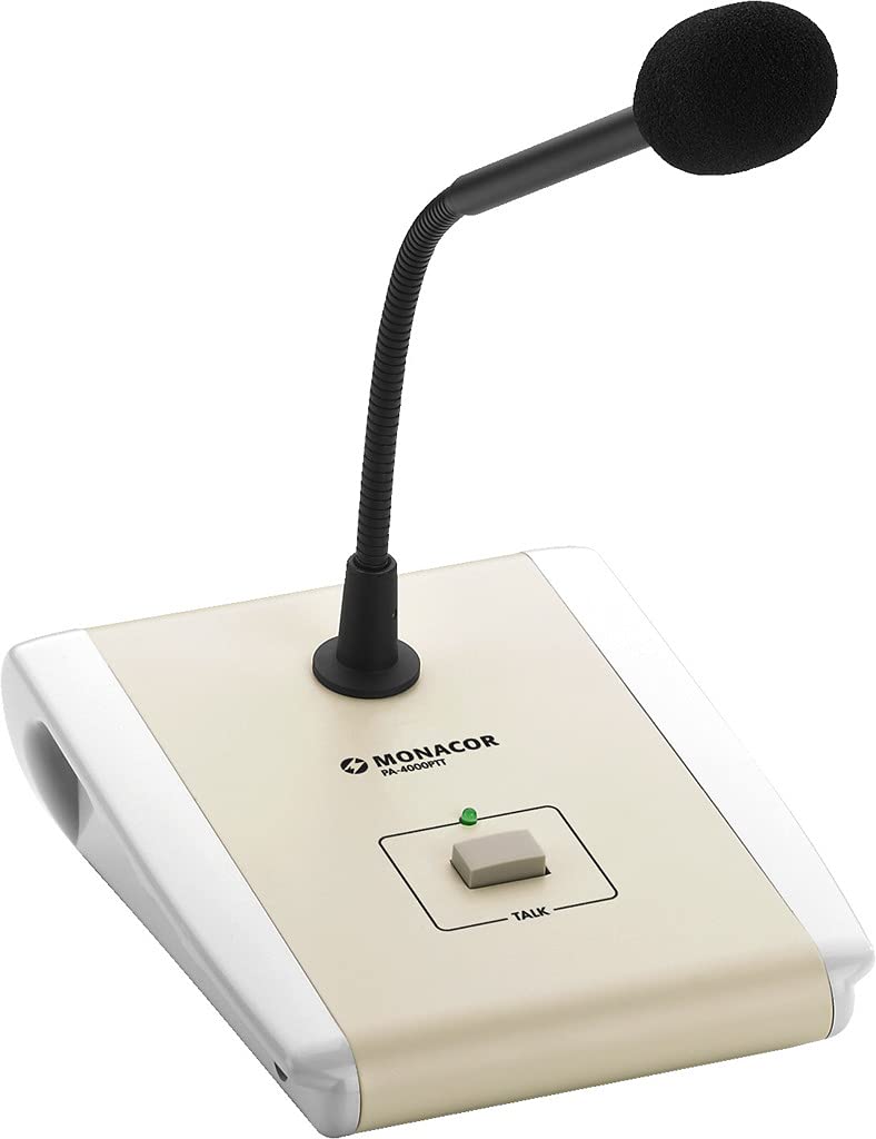Monacor PA-4000PTT PA PTT Tischmikrofon