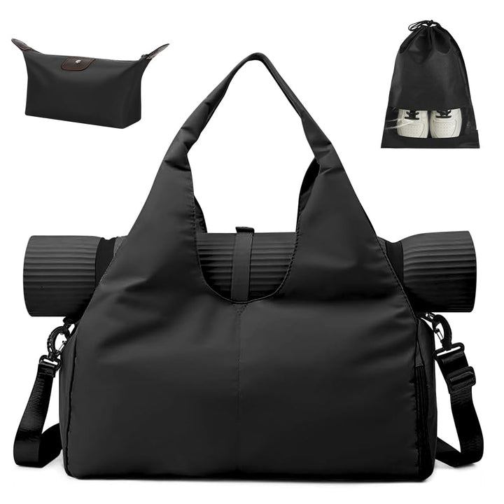 Sporttasche, Reisetasche mit Schuhfach &amp; Nassfach, Gross Gym Tasche für Damen und Herren, wasserdich
