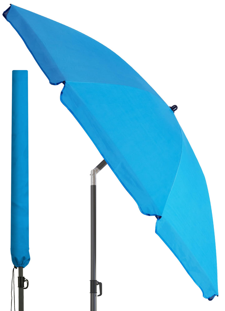 4smile Sonnenschirm Strand Ø 180 cm SunnyJoy, UPF 50+ Strandschirm, Strandschirm windfest stabil, So