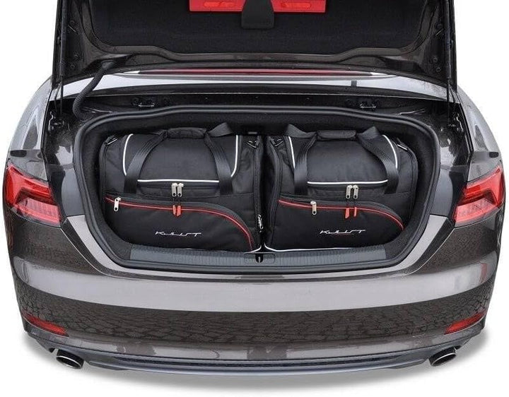 KJUST DEDIZIERTE KOFFERRAUMTASCHEN 4 STK KOMPATIBEL MIT Audi A5 Cabrio B9 2017