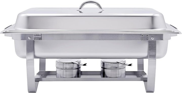 GN-Chafing Dish Speisewärmer Komplettset 1/1 inkl. Gestell mit Tragegriffen und Deckelhalterung, Was