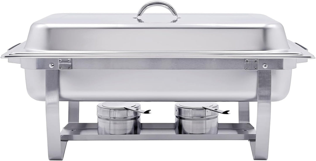 GN-Chafing Dish Speisewärmer Komplettset 1/2 inkl. Gestell mit Tragegriffen und Deckelhalterung, Was
