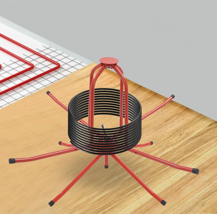 Schlauchtrommel für Fussbodenheizung, max. 150 kg, Spender für PEX PERT 8-32 mm, schnelle Installati