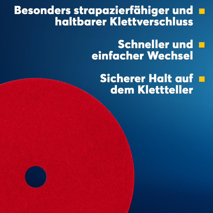 EDW Profi Diamant-Schleifpad für Trockenschliff, D = 230 mm, Körnung 400, Klettaufnahme, für Naturst
