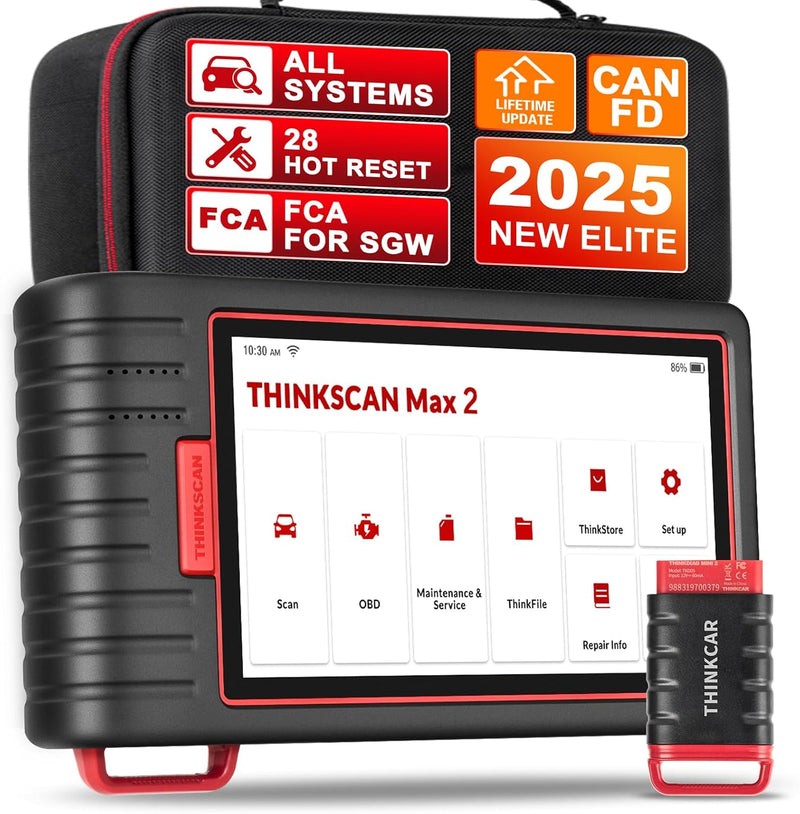 Thinkcar Thinkscan MAX2 Obd2 Diagnosegerät Für Alle Fahrzeuge,Alle Systemdiagnosen Obd2 Diagnosegerä