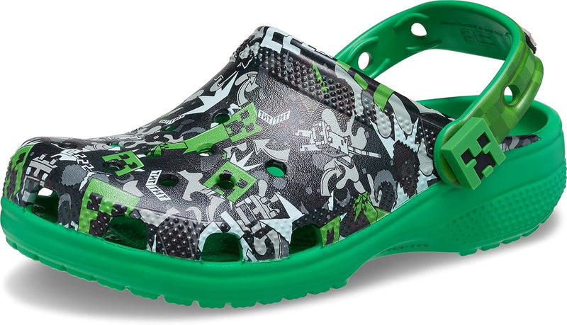 Crocs Unisex Kinder Minecraft Classic K Clog 28/29 EU Mehrfarbig, 28/29 EU Mehrfarbig