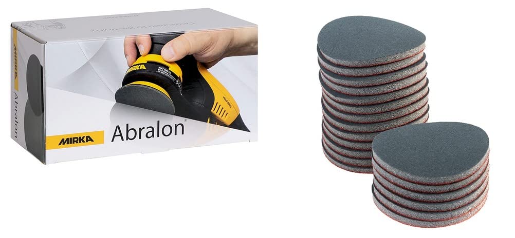 Mirka Abralon Schleifscheibe Polierscheibe Ø 77mm Klett 4000 Körnung, 20/Pack, zum Schleifen und Pol