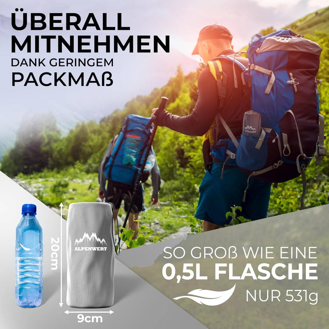 Isomatte Outdoor [Kleines Packmass & Ultraleicht] Luftmatratze perfekt für Camping, Wandern, Backpac
