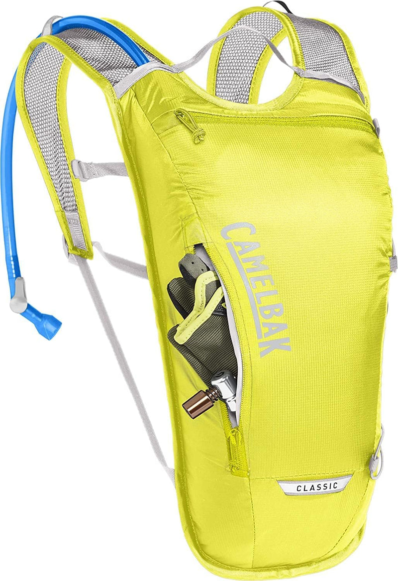 CAMELBAK Unisex – Erwachsene Classic Light Trinkrucksack 2 Liter Safety Yellow / Silver, 2 Liter Saf