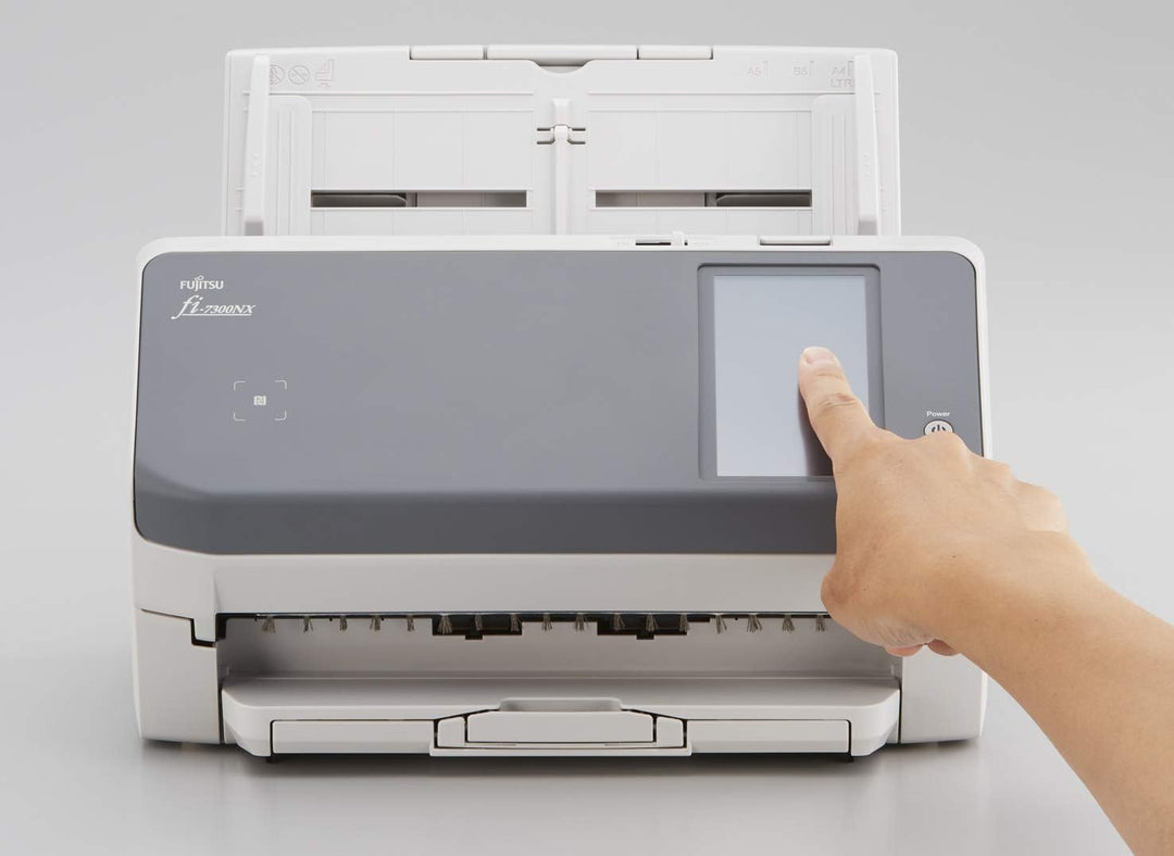 Fujitsu fi-7300NX ADF-Scanner 600 x 600DPI A4 Grau - Weiss, PA03768-B001, Grau/Weiss