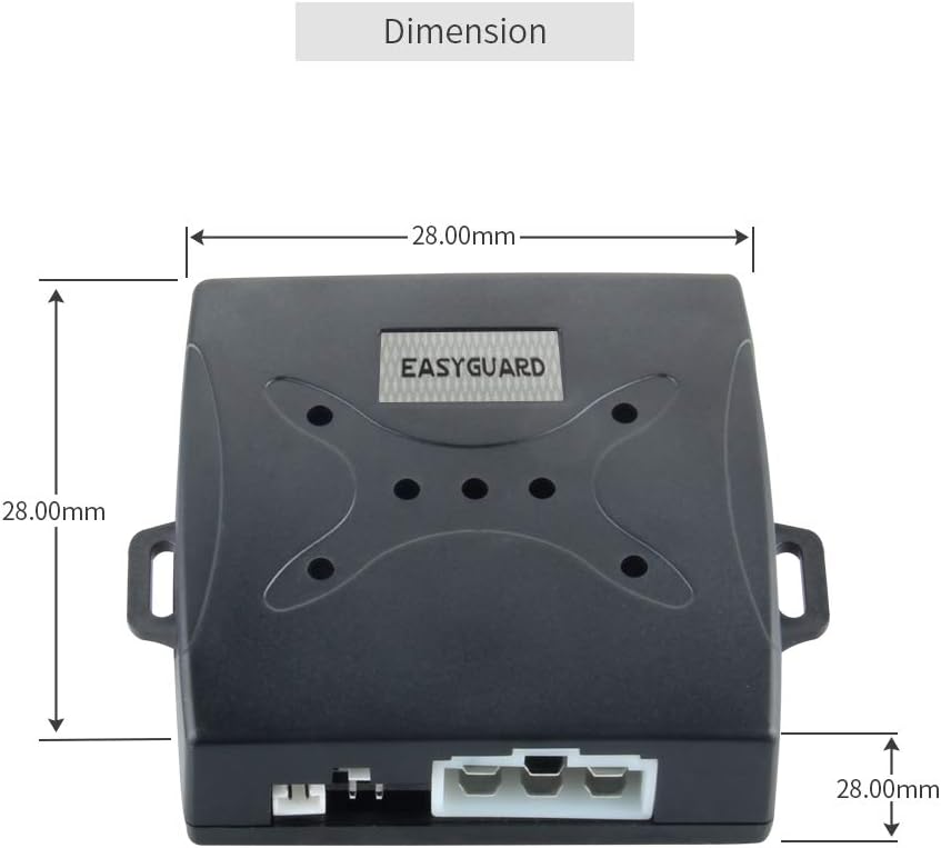 EasyGuard Smart Schlüssel RFID Auto Alarm mit Smart Push Start Button & Touch Keyless Go System