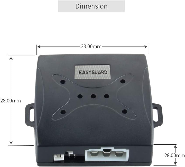 EasyGuard Smart Schlüssel RFID Auto Alarm mit Smart Push Start Button & Touch Keyless Go System