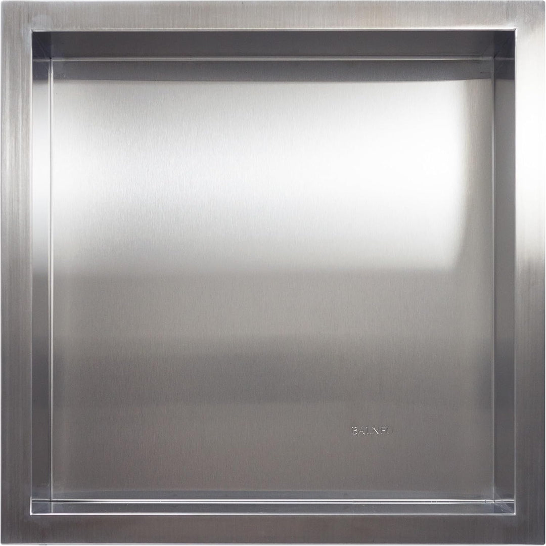Balneo Wall-Box ONE wandnische dusche zum Badezimmer Edelstahl Duschnische 30x30x10 cm, wasserdicht