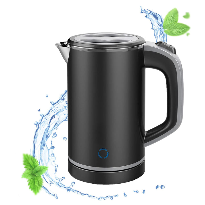 MiliPow 800ML Reisewasserkocher, 4 Minuten schnelles Kochen, Tragbarer Wasserkocher, Mini Camping Wa