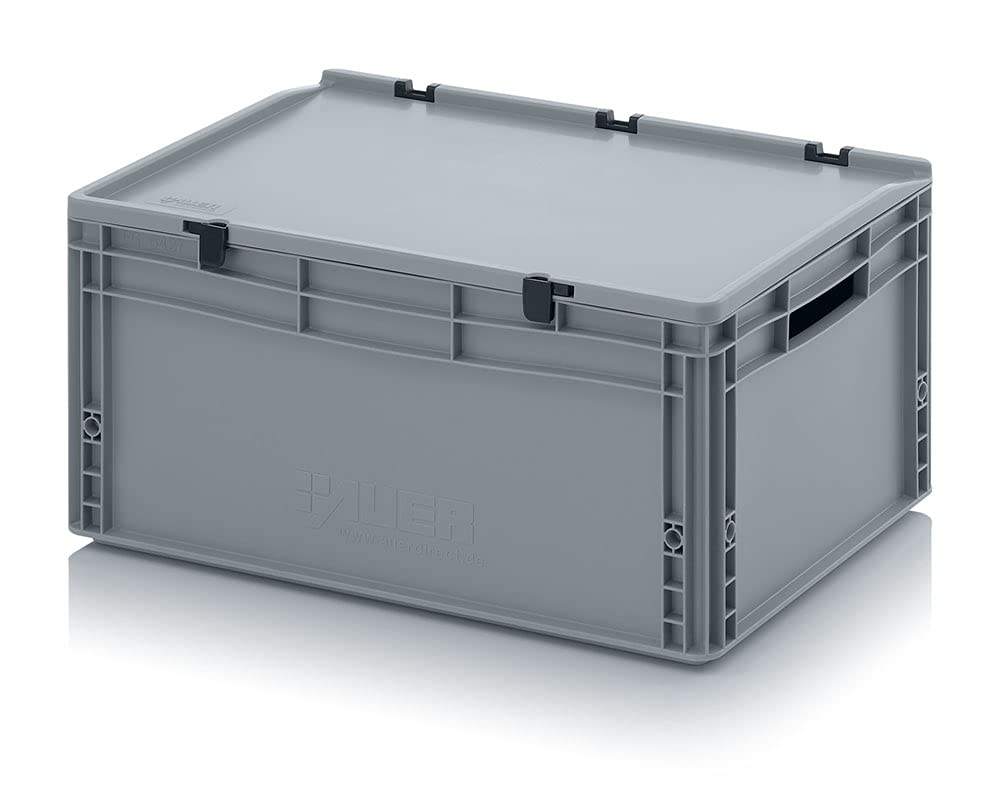 Eurobehälter-Eurobox 60 x 40 x 28,5 cm mit Scharnierdeckel